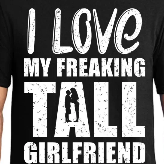 Proud Friend I Love My Freaking Tall Friend Valentine Gift Pajama Set