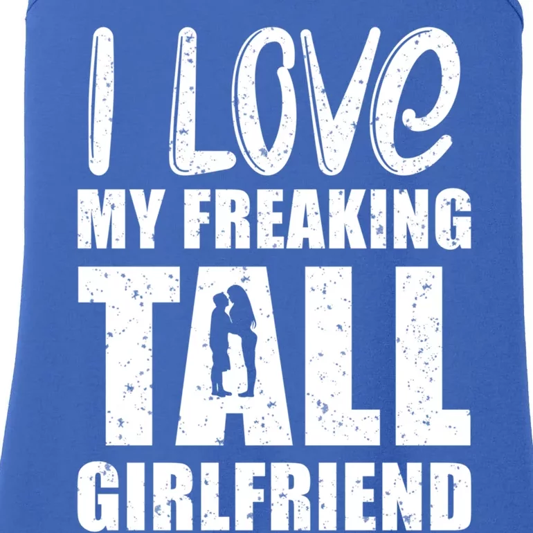 Proud Friend I Love My Freaking Tall Friend Valentine Gift Ladies Essential Tank