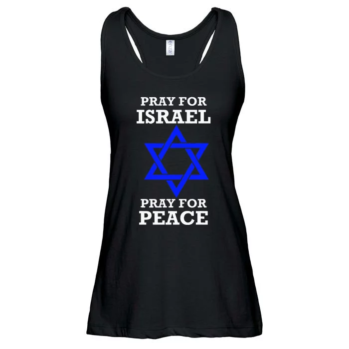 Pray For Israel Peace Ladies Essential Flowy Tank