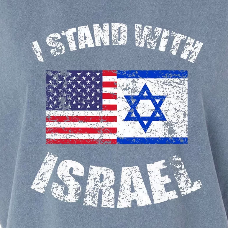 Pray For Israel I Stand With Israel Garment-Dyed Women's Muscle Tee