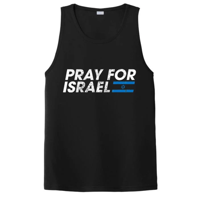 Pray for Israel Psalm 122 6 Israel Flag Christian Inspiring Performance Tank