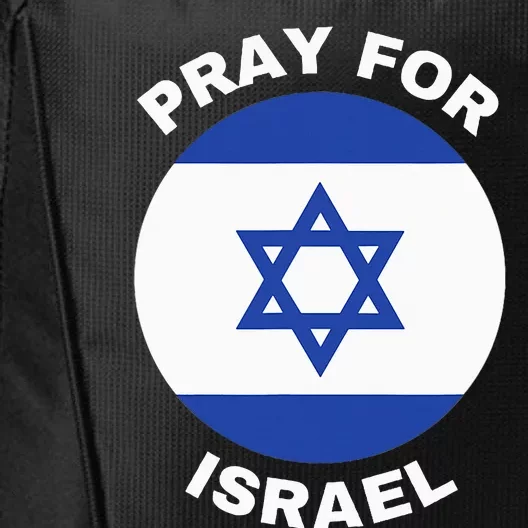 Pray For Israel Flag Stand With Israel City Backpack