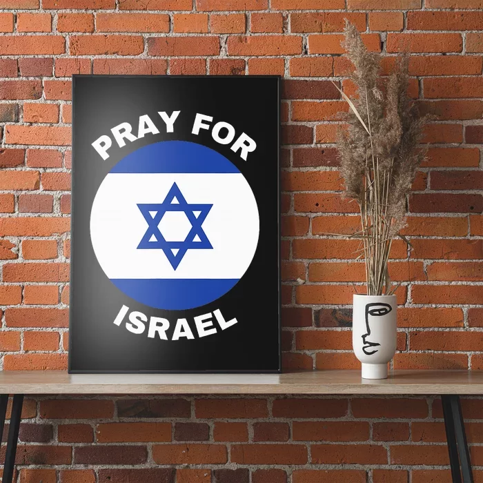 Pray For Israel Flag Stand With Israel Poster