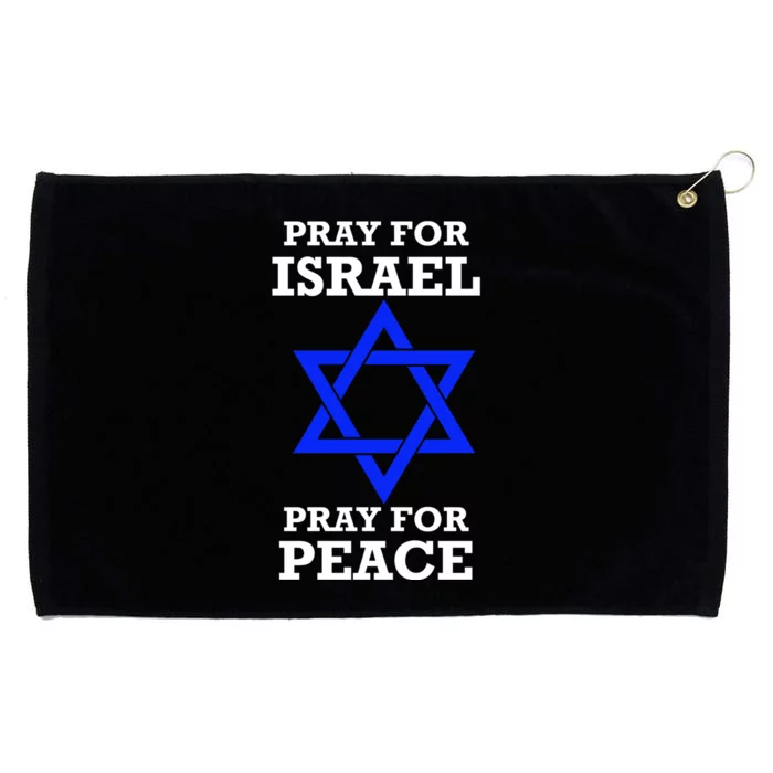 Pray For Israel Peace Grommeted Golf Towel