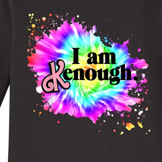 Pinky Funny I Am K Enough Baby Long Sleeve Bodysuit