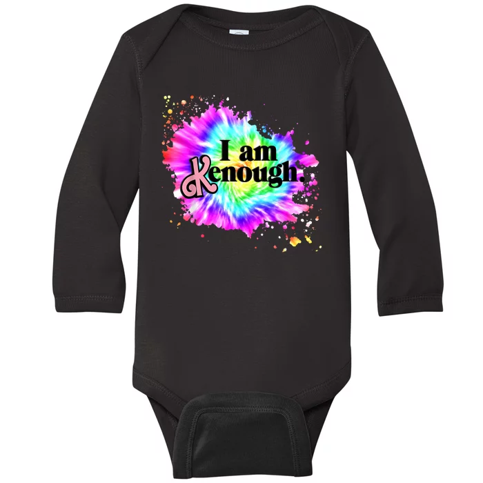 Pinky Funny I Am K Enough Baby Long Sleeve Bodysuit