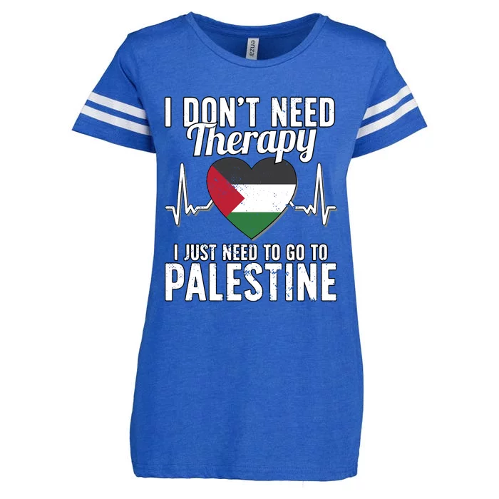 Palestinian Flag I Palestine Flag I Vacation Palestine Enza Ladies Jersey Football T-Shirt