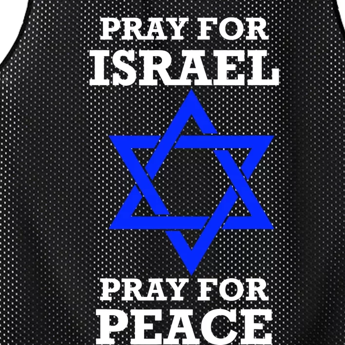 Pray For Israel Peace Mesh Reversible Basketball Jersey Tank