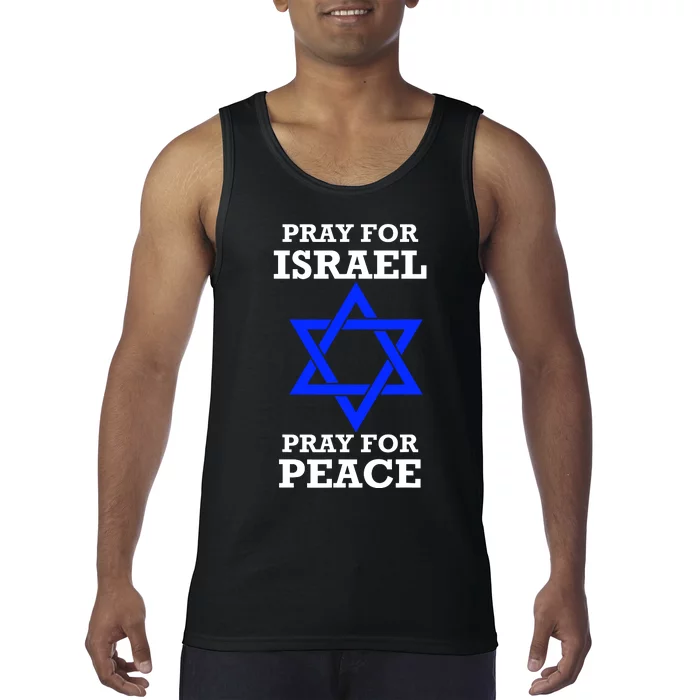 Pray For Israel Peace Tank Top