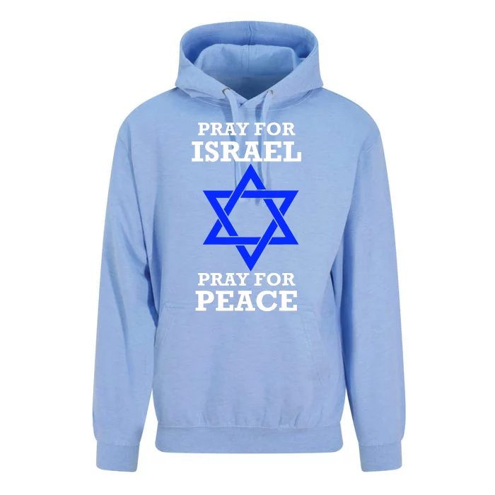 Pray For Israel Peace Unisex Surf Hoodie