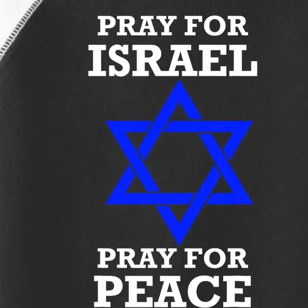 Pray For Israel Peace Toddler Fine Jersey T-Shirt