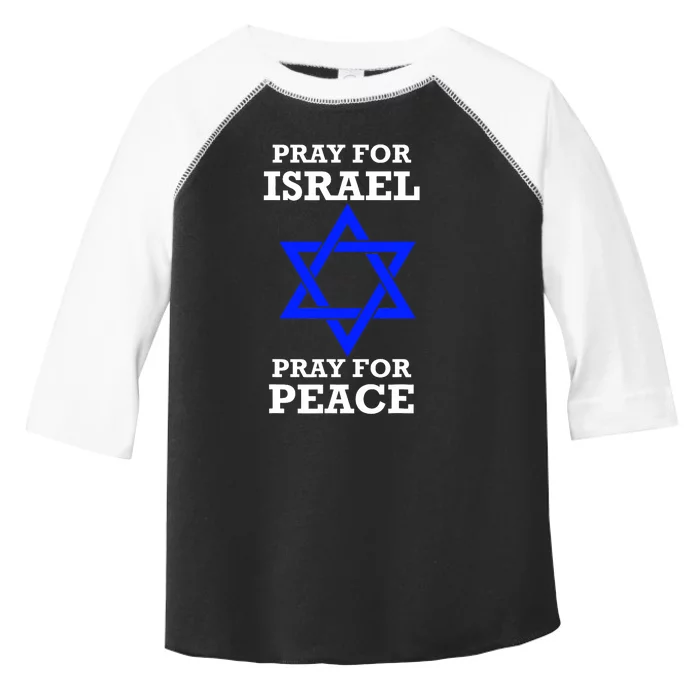 Pray For Israel Peace Toddler Fine Jersey T-Shirt