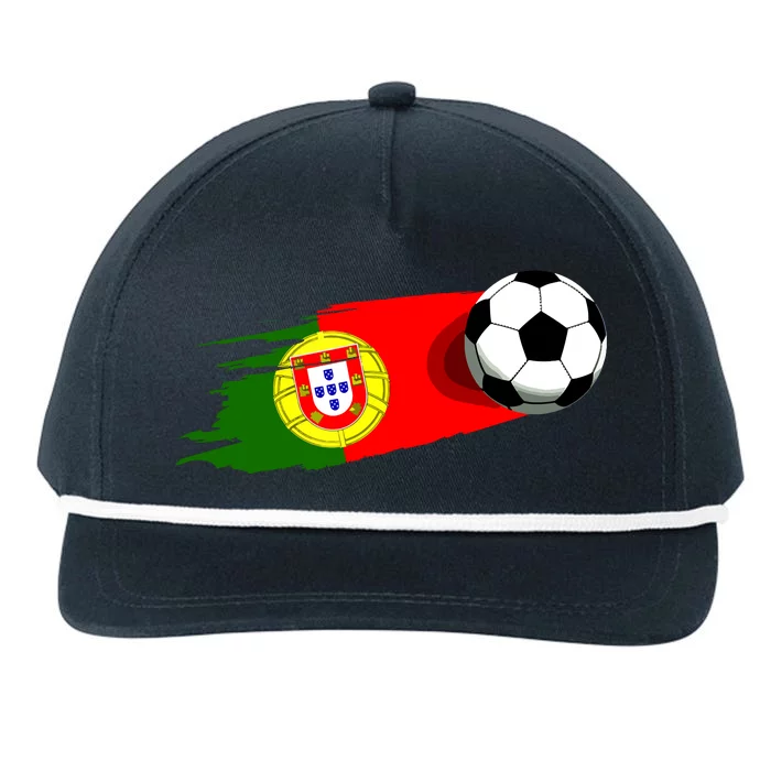 Portugal Flag Jersey Portuguese Soccer Team Portuguese Snapback Five-Panel Rope Hat