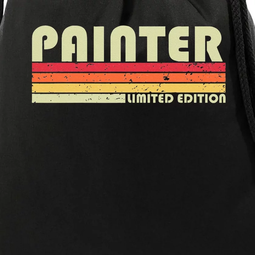 PAINTER Funny Job Title Profession Birthday Worker Idea Drawstring Bag