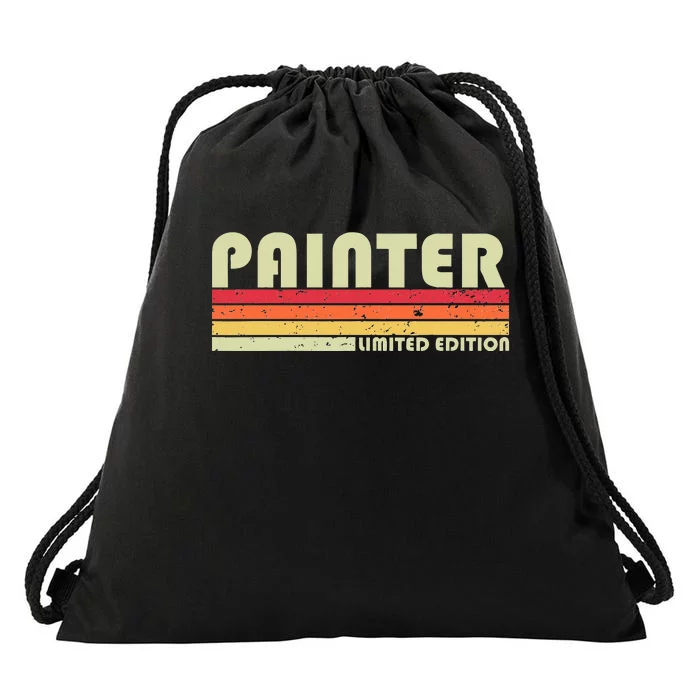 PAINTER Funny Job Title Profession Birthday Worker Idea Drawstring Bag