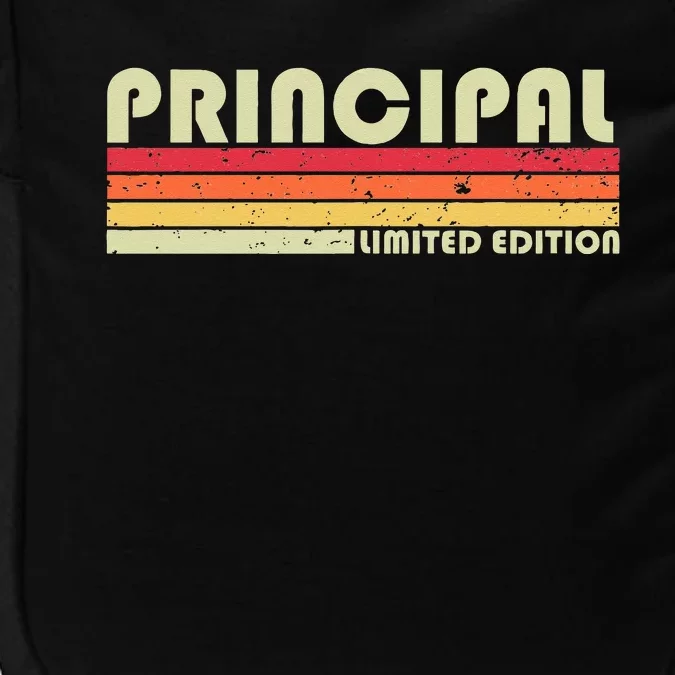 PRINCIPAL Funny Job Title Profession Birthday Worker Idea Impact Tech Backpack