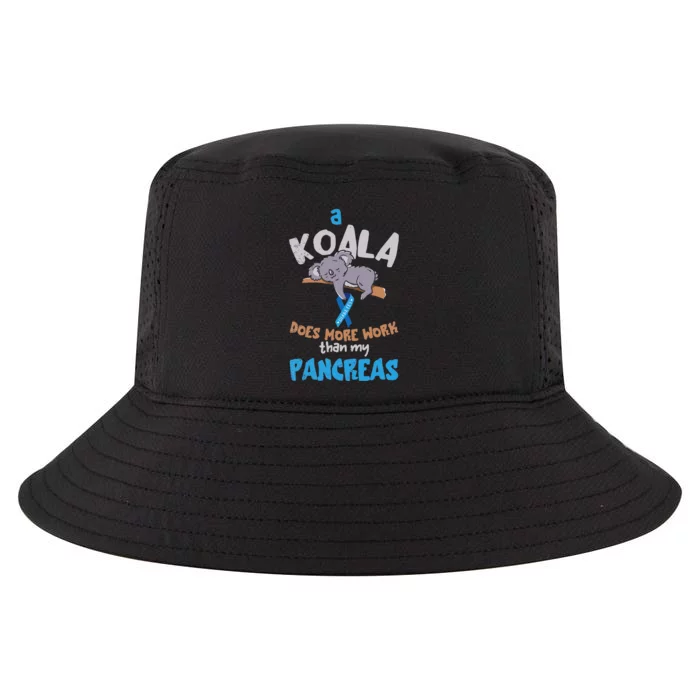 Pancreas Funny Koala Pancreas Diabetes Awareness Diabetic Cool Comfort Performance Bucket Hat