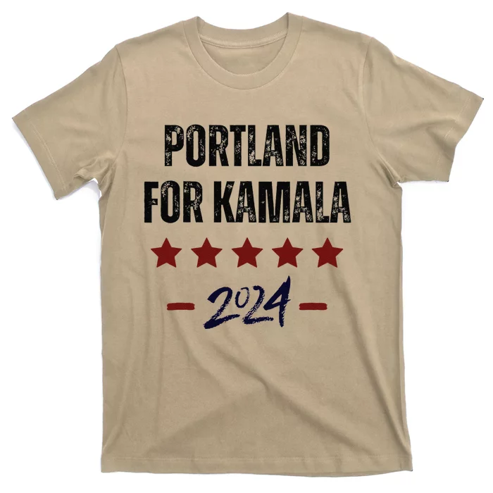 Portland For Kamala 2024 Dnc Kamala Harris Supporter T-Shirt