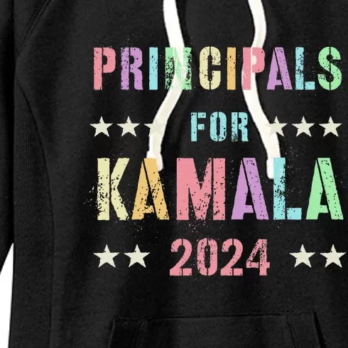 Principals For Kamala 2024 47th Joyful Warrior Women's Fleece Hoodie