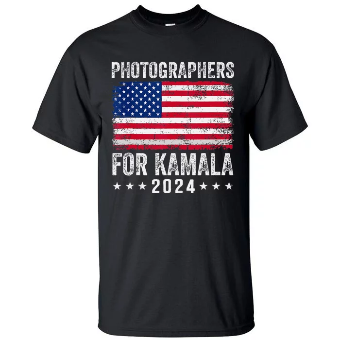 Photographers For Kamala 2024 Tall T-Shirt