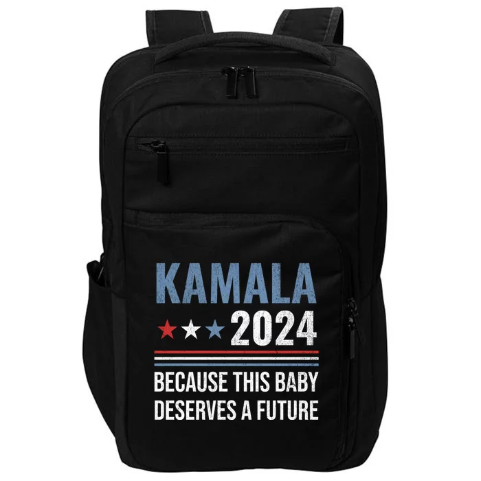 Pregnant For Kamala 2024 Madam President Pregnancy Gift Impact Tech Backpack