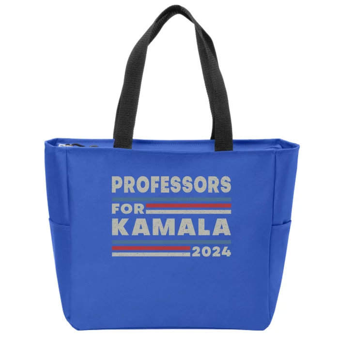 Professors For Kamala 2024 Kamala Harris For President 2024 Gift Zip Tote Bag