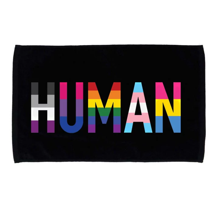 Pride Flags Lgbtq That Says Hu Gift Microfiber Hand Towel