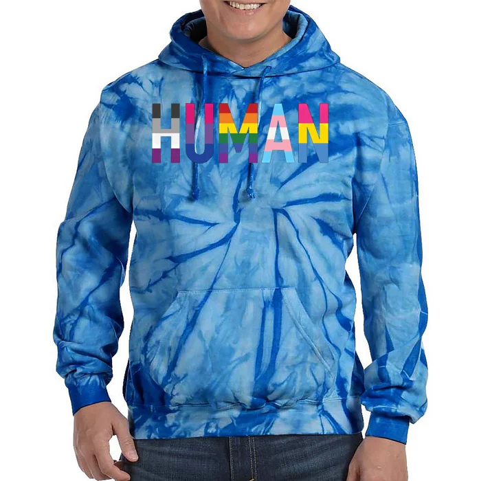 Pride Flags Lgbtq That Says Hu Gift Tie Dye Hoodie