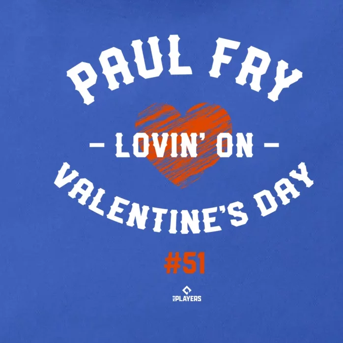 Paul Fry Lovin' On Valentine's Day Baltimore Baseball Player Gift Zip Tote Bag