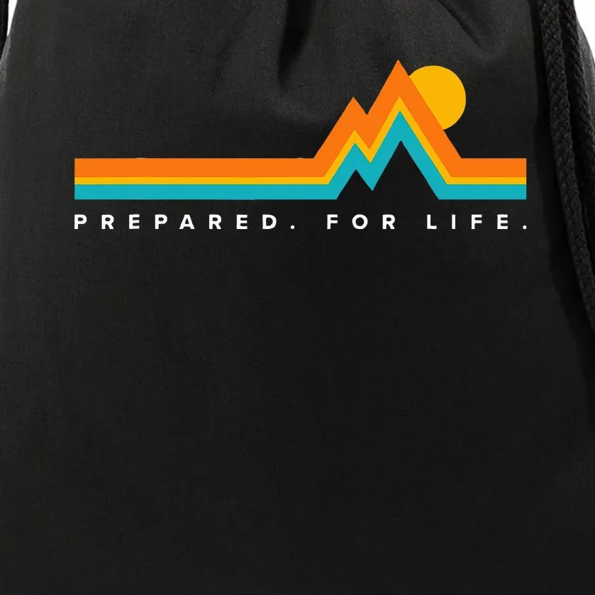 Prepared For Lifemountains Drawstring Bag