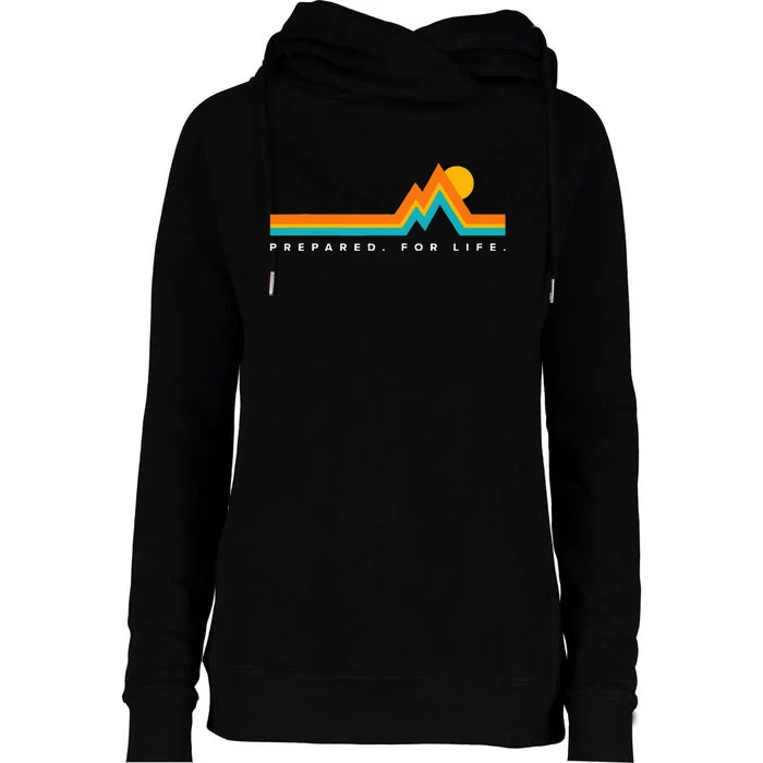 Prepared For Lifemountains Womens Funnel Neck Pullover Hood