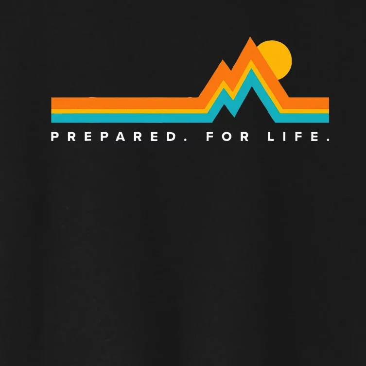 Prepared For Lifemountains Women's Crop Top Tee