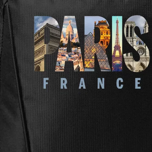 Paris France Landmarks City Backpack