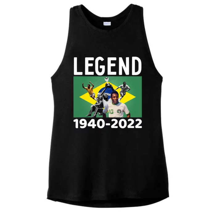 Pele Football Legend Ladies Tri-Blend Wicking Tank