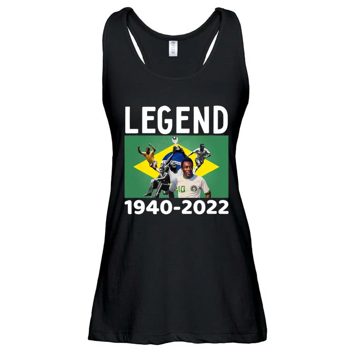 Pele Football Legend Ladies Essential Flowy Tank