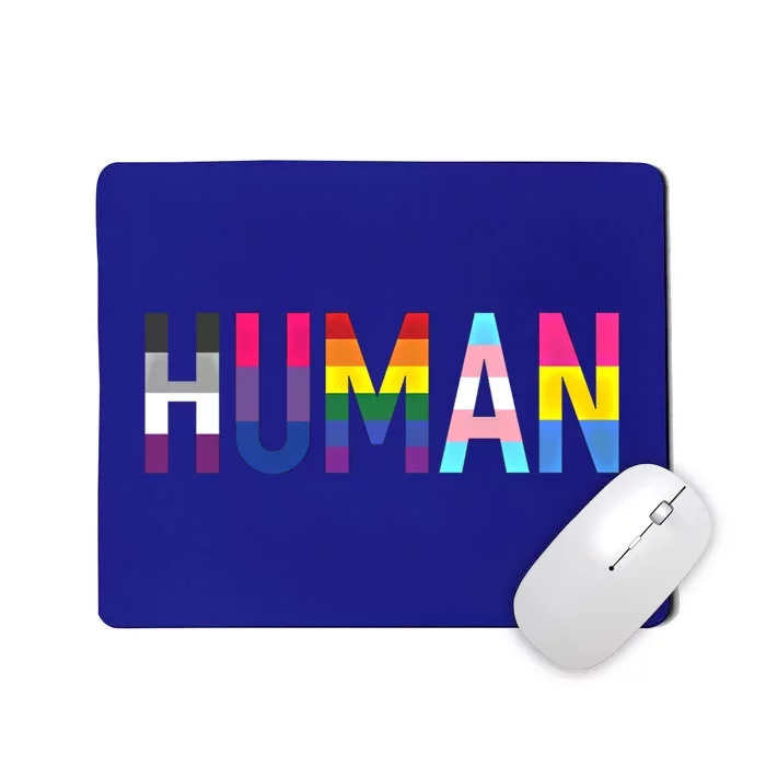 Pride Flags Lgbtq That Says Hu Gift Mousepad