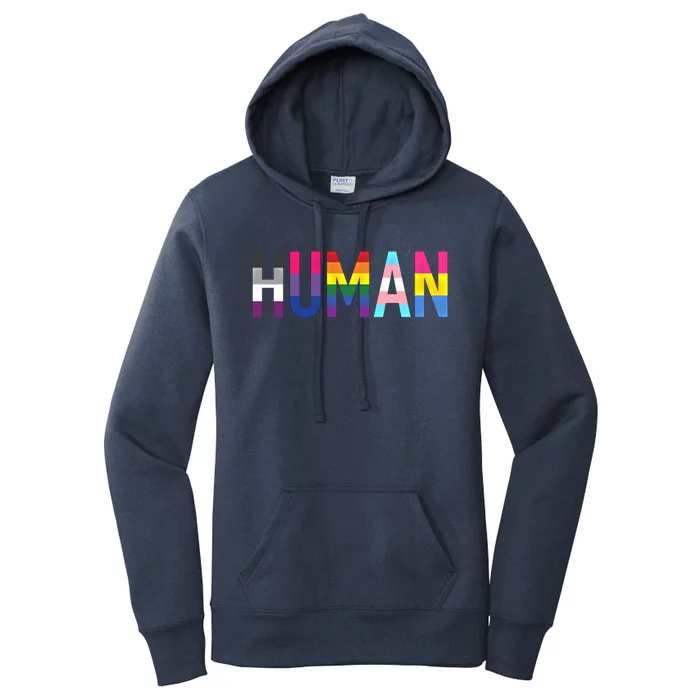 Pride Flags Lgbtq That Says Hu Gift Women's Pullover Hoodie