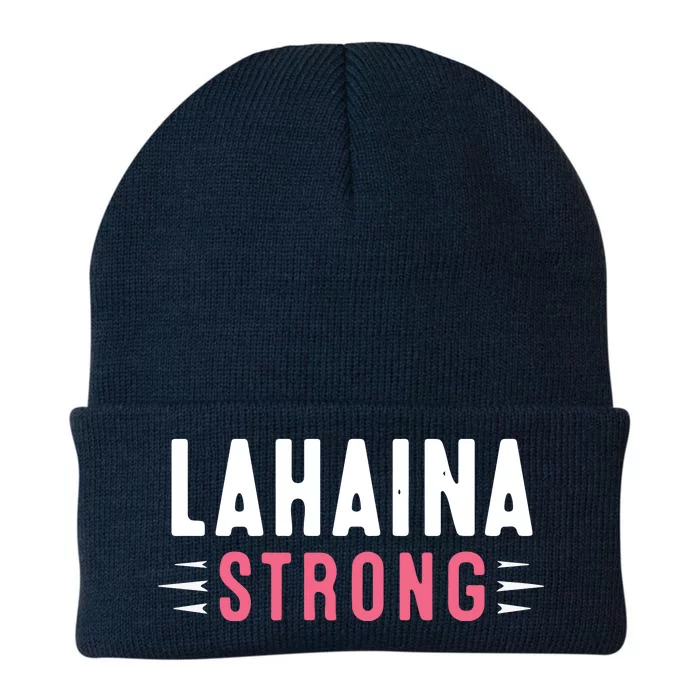 Pray For Lahaina Maui Hawaii Strong Gift Support Maui Knit Cap Winter Beanie