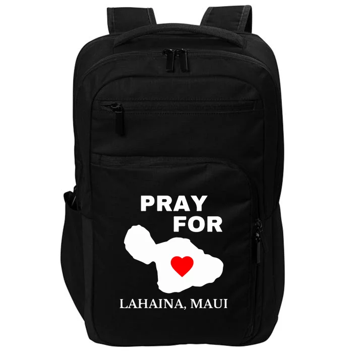 Pray For Lahaina Maui Hawaii Strong Gift Wildfire Support Impact Tech Backpack