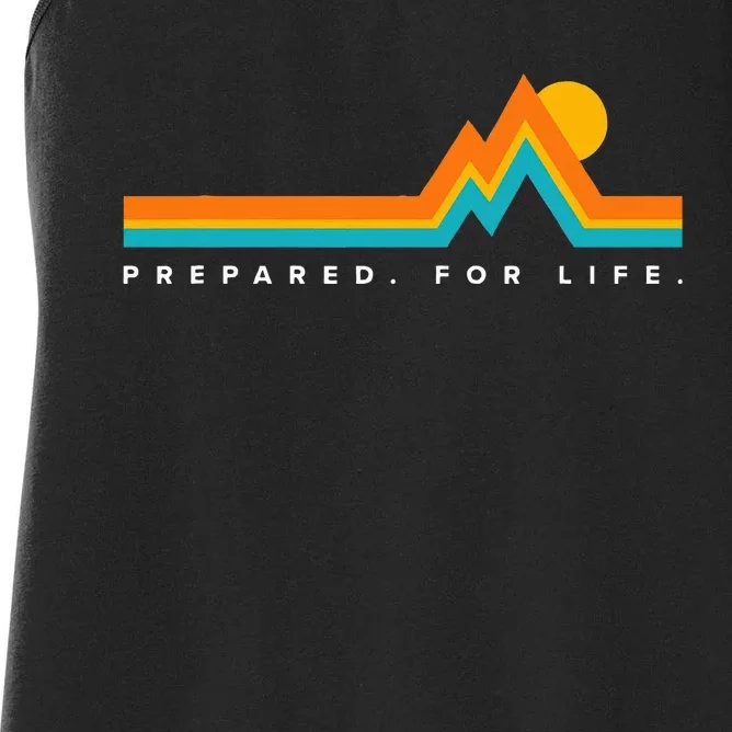 Prepared For Lifemountains Women's Racerback Tank