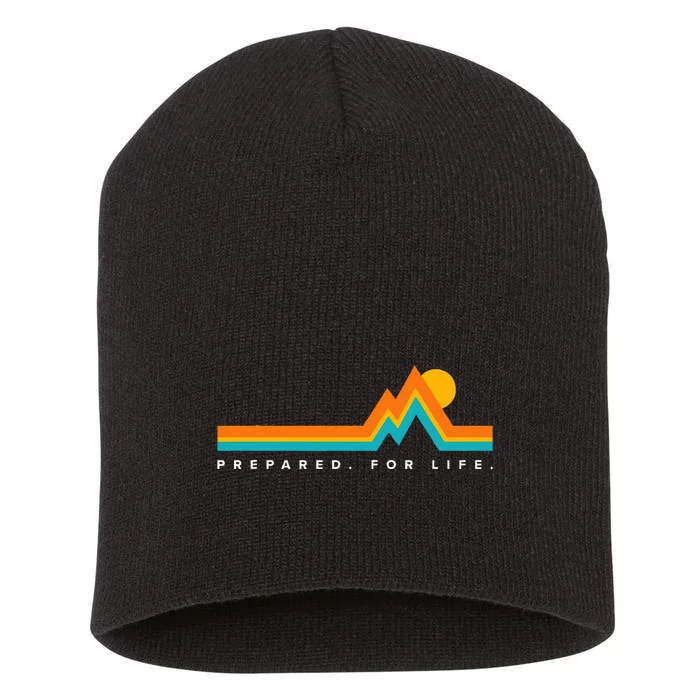 Prepared For Lifemountains Short Acrylic Beanie