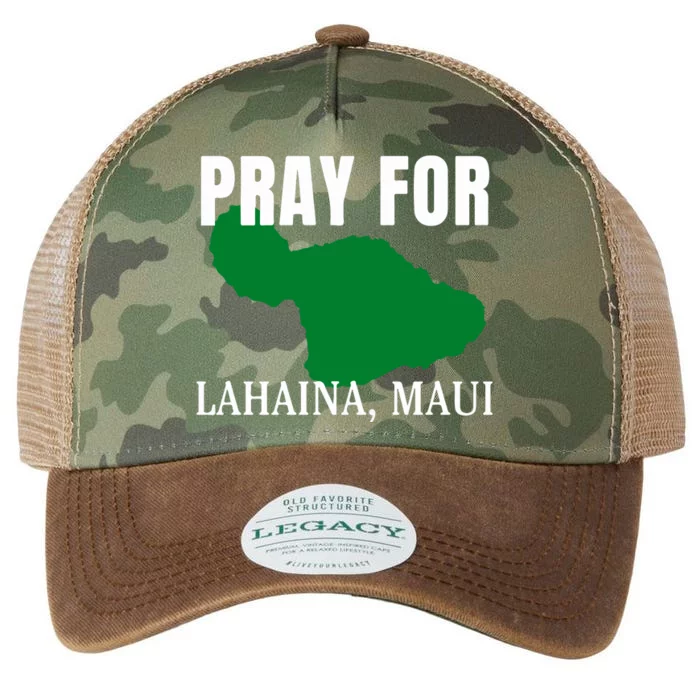 Pray For Lahaina Wildfire Support Gift Legacy Tie Dye Trucker Hat