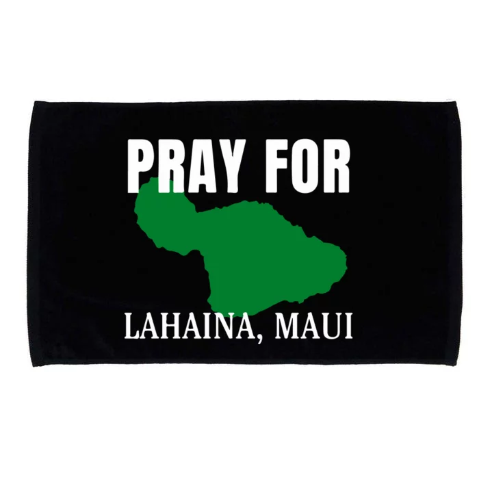 Pray For Lahaina Wildfire Support Gift Microfiber Hand Towel