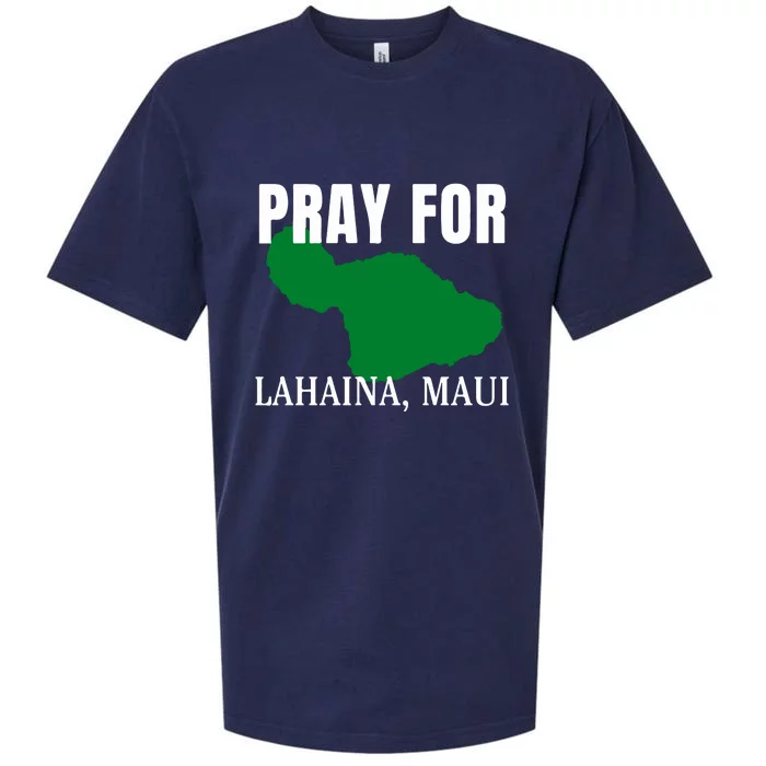 Pray For Lahaina Wildfire Support Gift Sueded Cloud Jersey T-Shirt