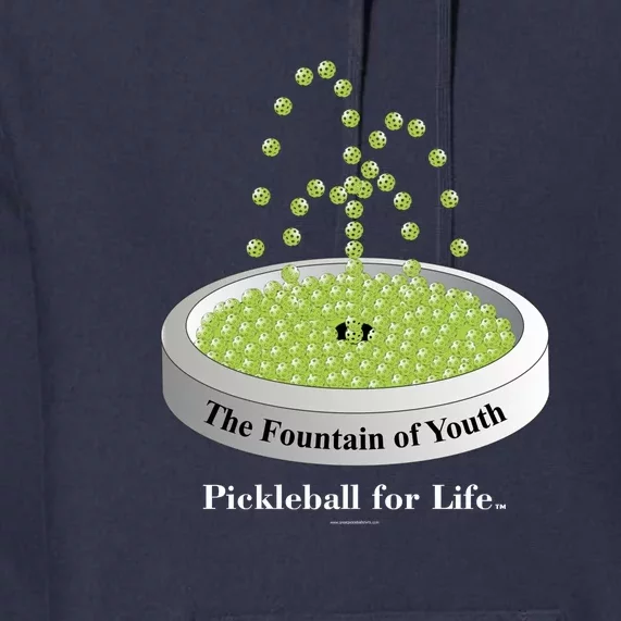 Pickleball For Life Fountain Green Premium Hoodie