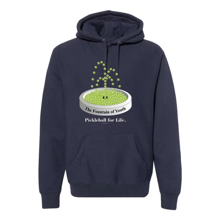 Pickleball For Life Fountain Green Premium Hoodie