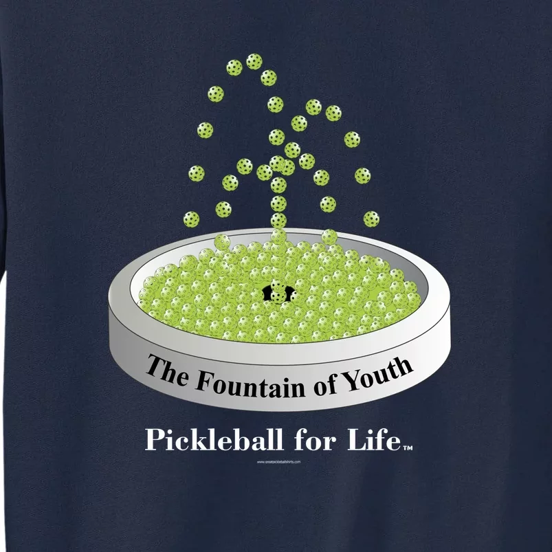 Pickleball For Life Fountain Green Tall Sweatshirt