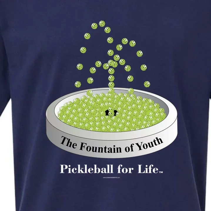 Pickleball For Life Fountain Green Sueded Cloud Jersey T-Shirt