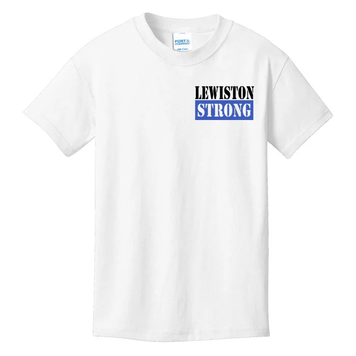 Pray For Lewiston Strong Kids T-Shirt