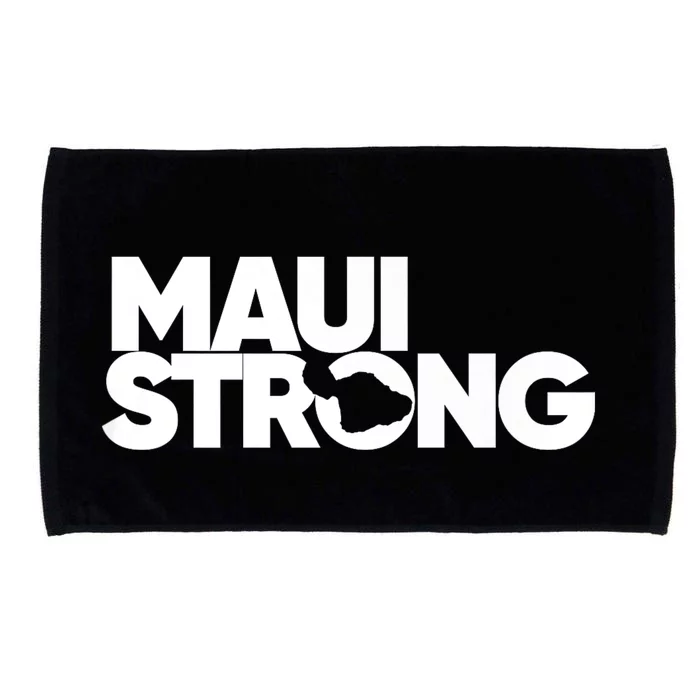 Pray For Maui Hawaii Strong Microfiber Hand Towel